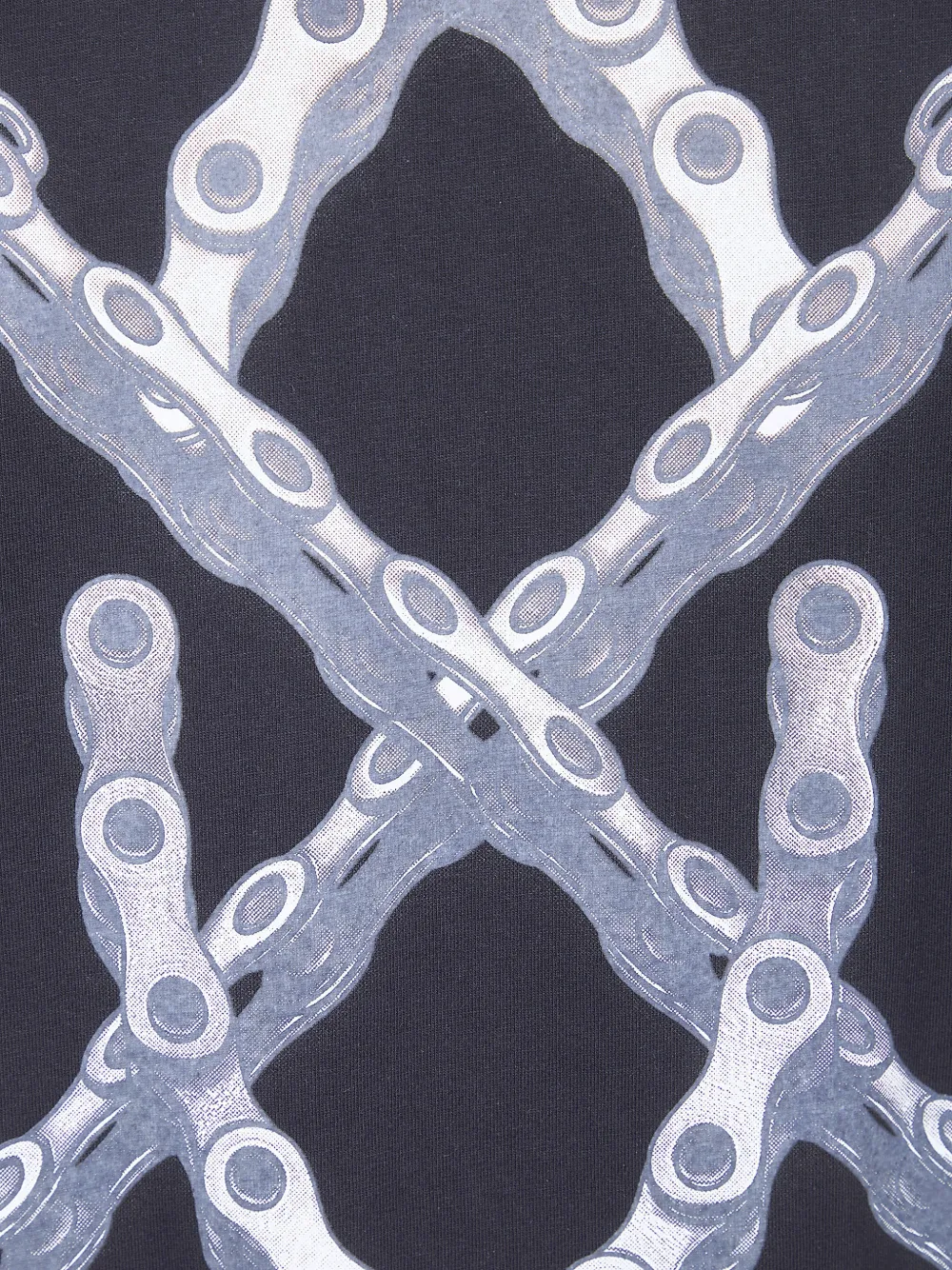 Daily Paper T-shirt met kettingprint Blauw