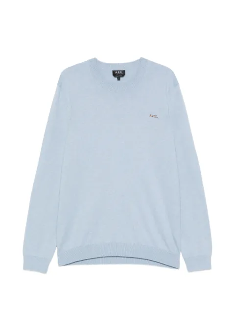 A.P.C. crew-neck logo sweater