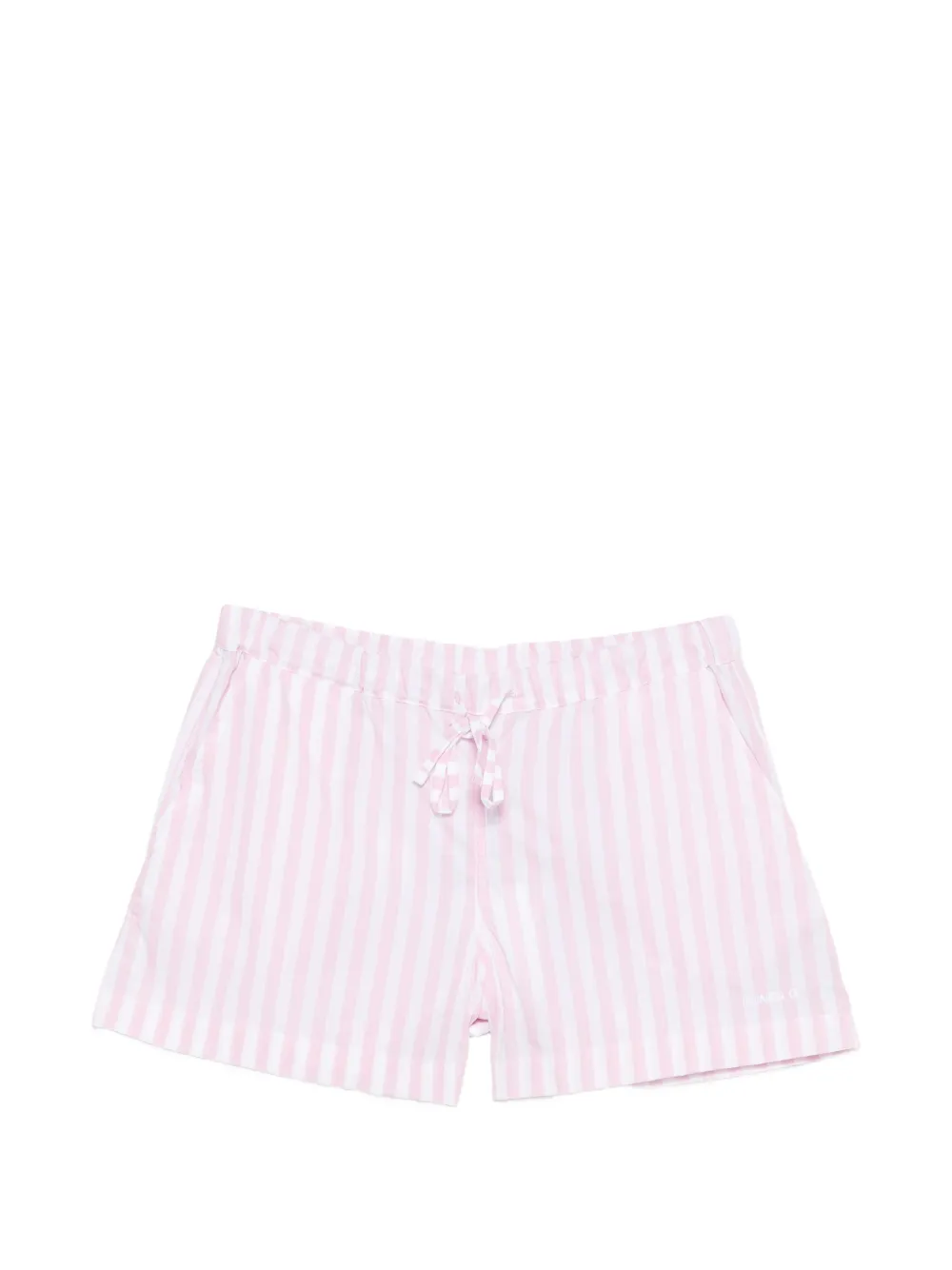 Hunza G striped drawstring shorts - Rosa