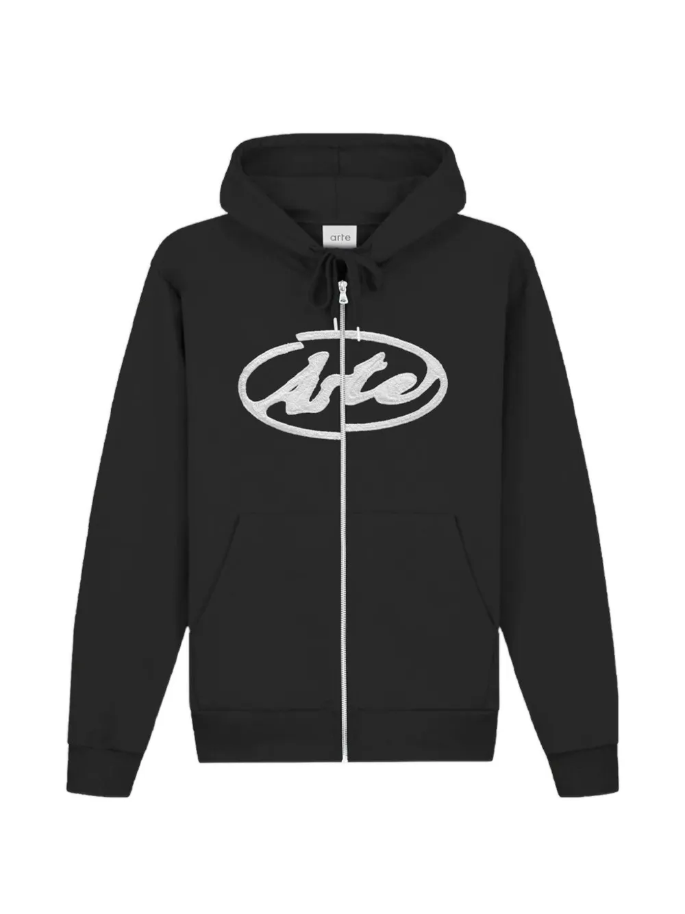 Arte Antwerp zip-up hoodie - Nero