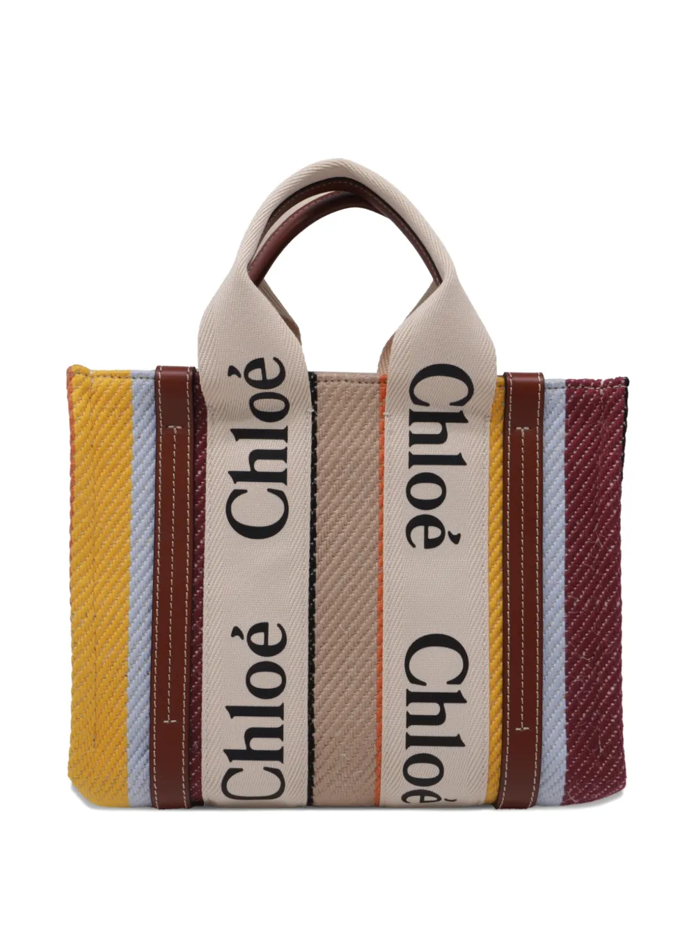 Chloé Vintage small Woody tote bag - Toni neutri