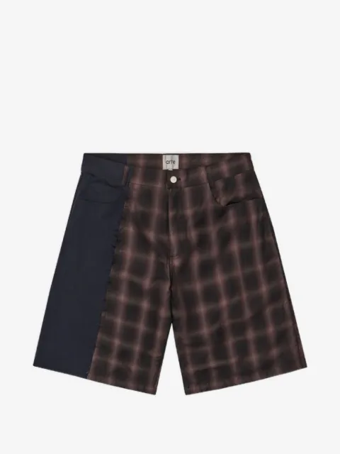Arte Antwerp check-pattern shorts