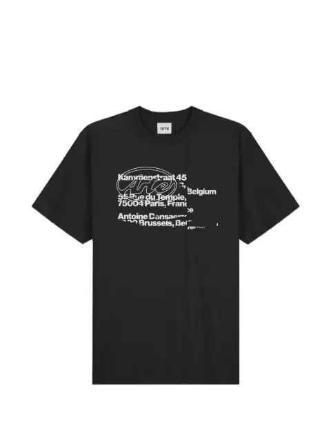 Arte Antwerp playera con estampado gráfico