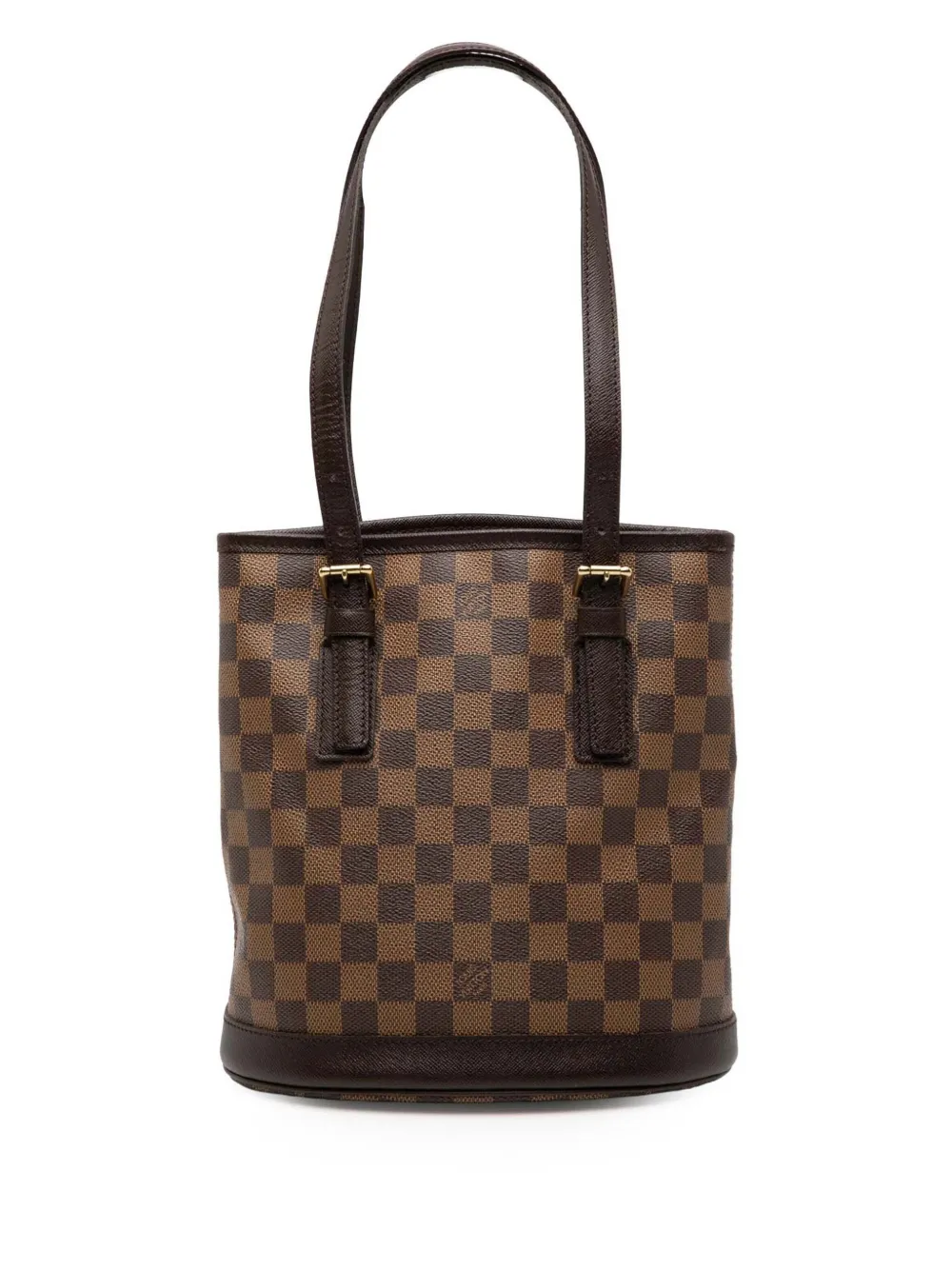 Louis Vuitton Pre-Owned 1998 Damier Ebene Marais bucket bag - Marrone