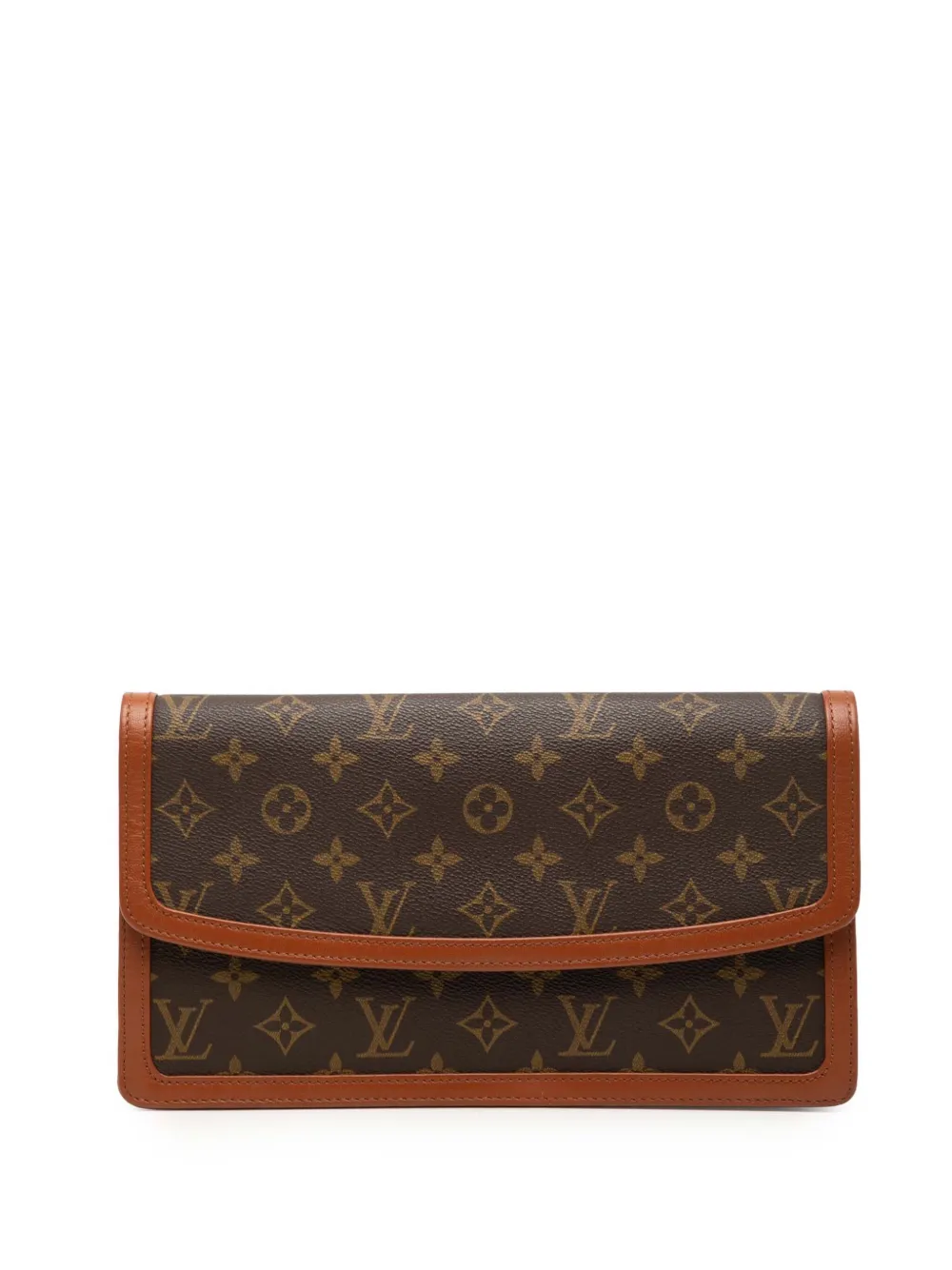 Louis Vuitton Pre-Owned 1990 Monogram Pochette Dame GM clutch bag - Marrone
