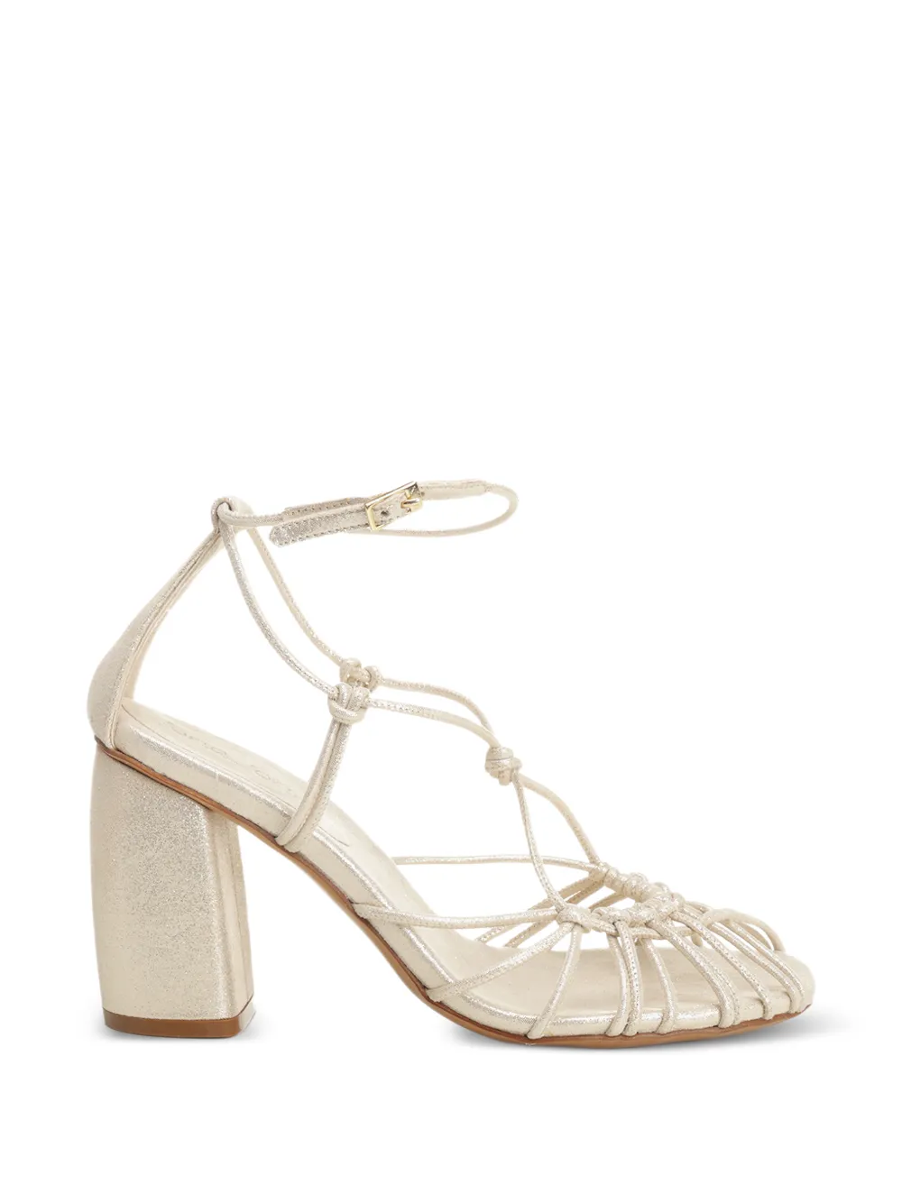 Forte Forte Woven-design Strappy Sandals In Neutral
