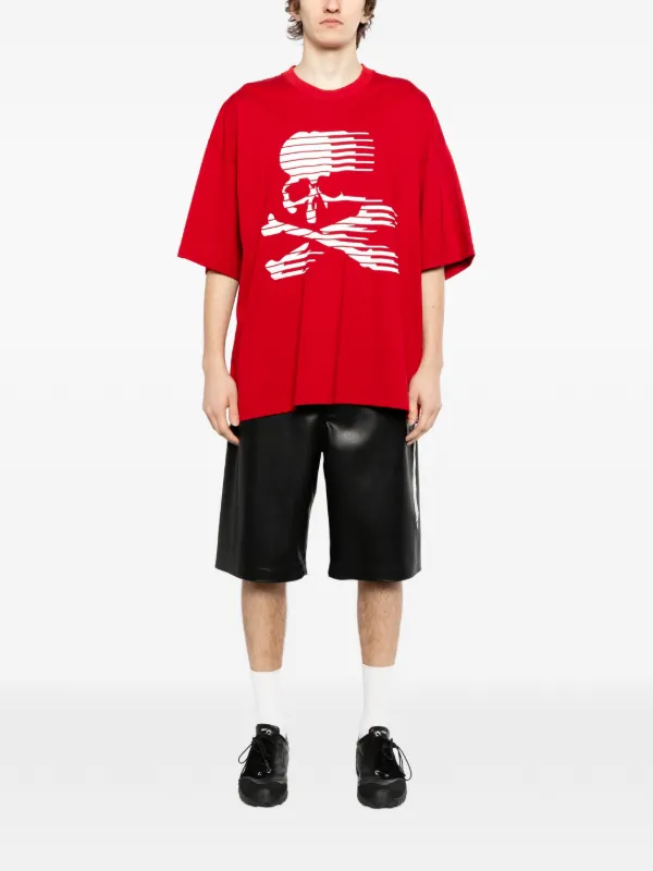 MASTERMIND WORLD スカル Tシャツ レッド L Mastermind World スカルプリント Tシャツ | レッド | FARFETCH JP