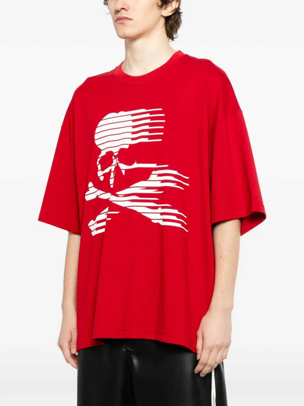  Mastermind World Skull Printed T-shirt - Red 