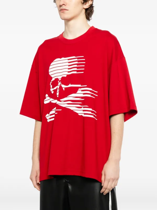 MASTERMIND WORLD スカル Tシャツ レッド L Mastermind World スカルプリント Tシャツ | レッド | FARFETCH JP
