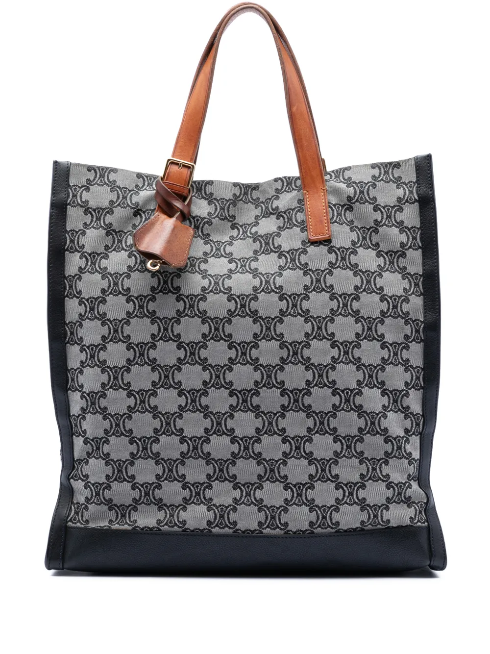 Celine Pre-Owned 2011 Macadam Canvas Vertical tote bag - Grigio