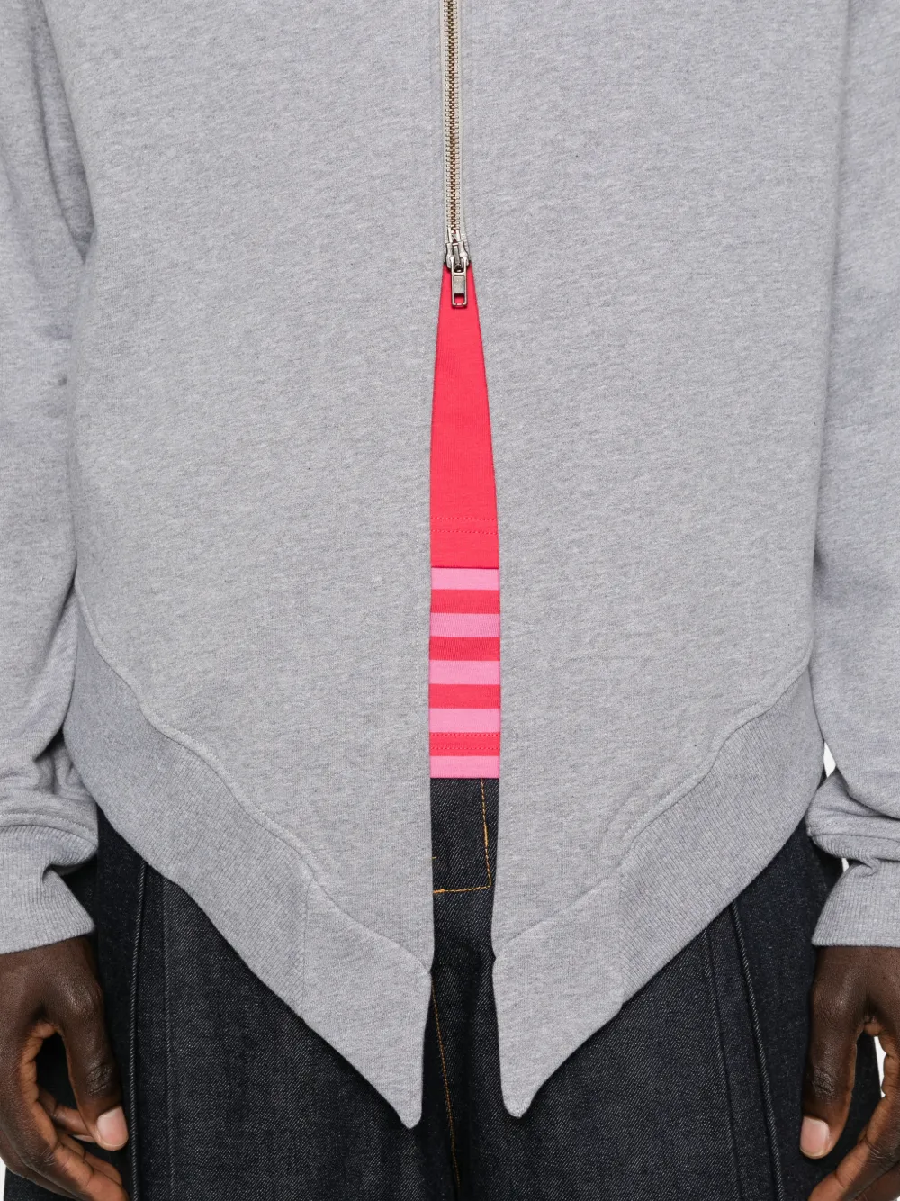 Charles Jeffrey Loverboy hoodie met rits Grijs