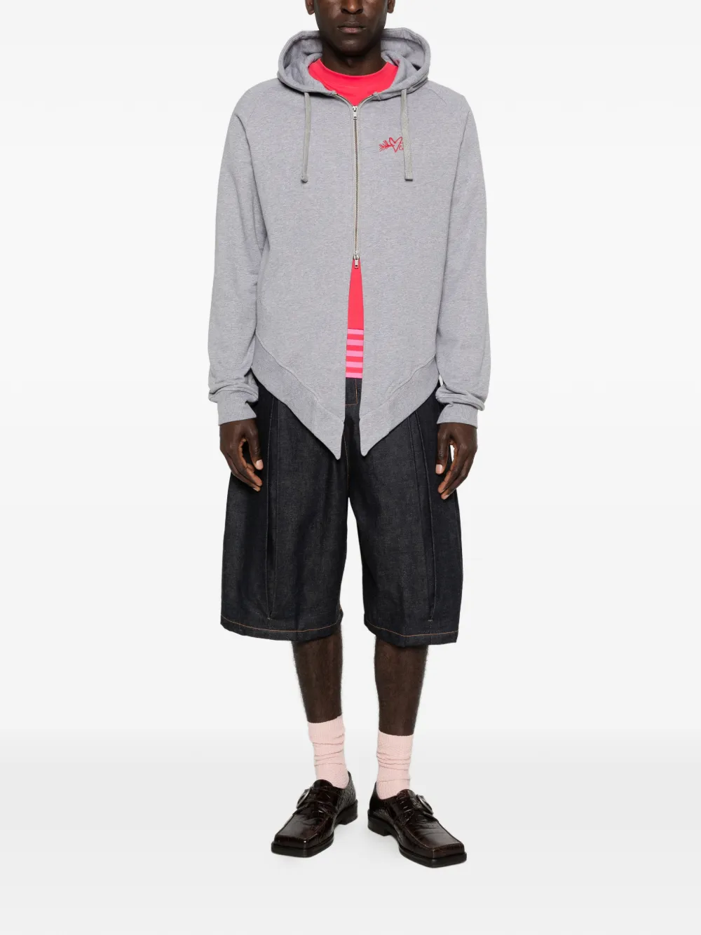 Charles Jeffrey Loverboy ジップアップ パーカー | グレー | FARFETCH JP