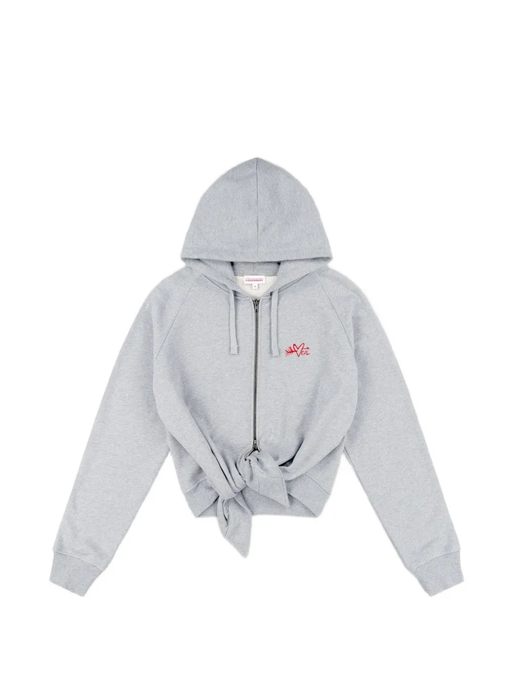 Charles Jeffrey Lover hoodie met rits Grijs