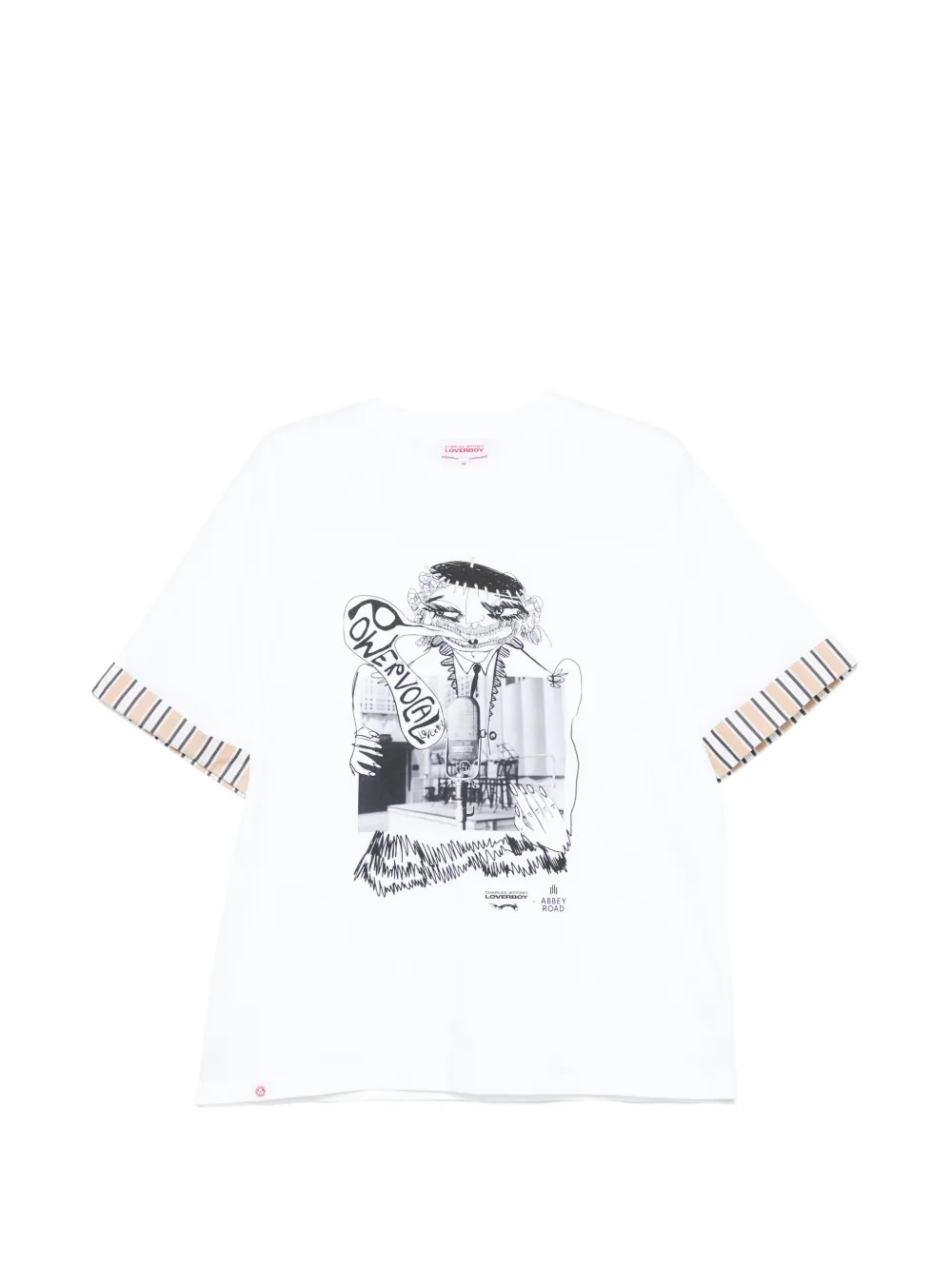 Charles Jeffrey Loverboy x Abbey Read printed T-shirt - Bianco