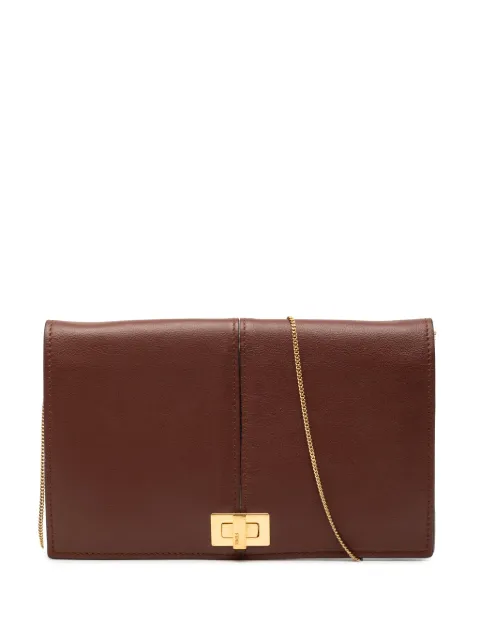 Fendi Pre-Owned 2000-2010 Leather Peekaboo Chain Clutch crossbody bag