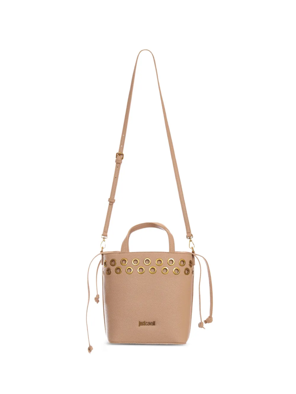 Just Cavalli eyelet-detail bucket bag - Toni neutri