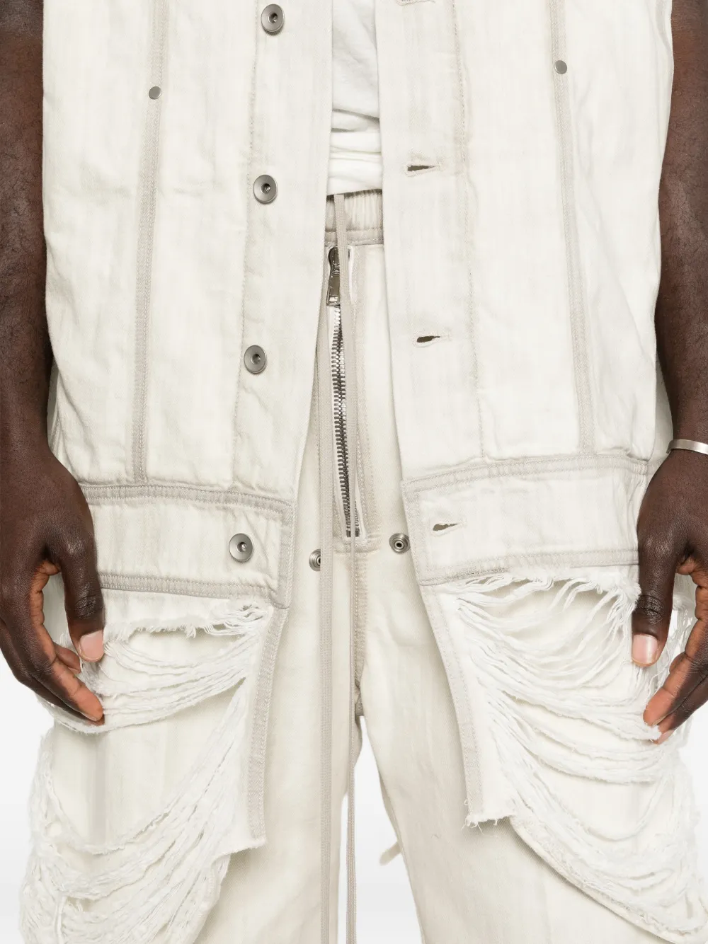 Rick Owens Denim jack Beige