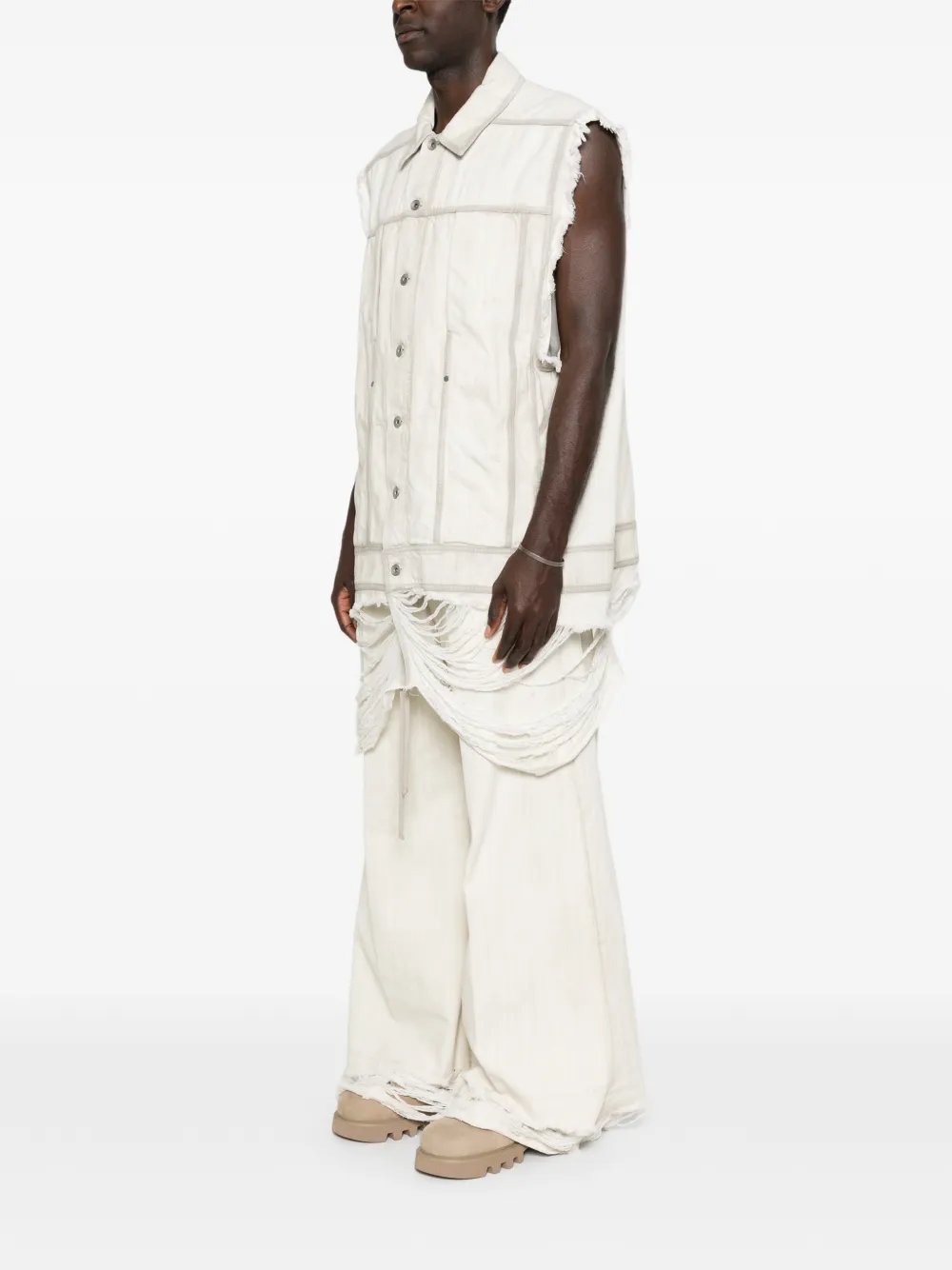 Rick Owens Denim jack Beige