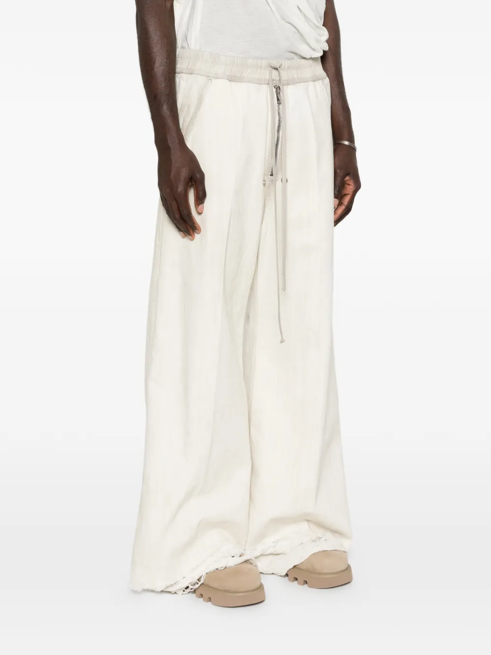 Bela drawstring ripped trousers
