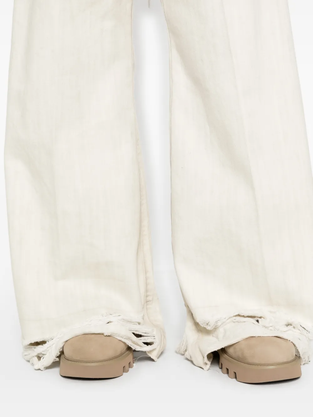 Bela drawstring ripped trousers