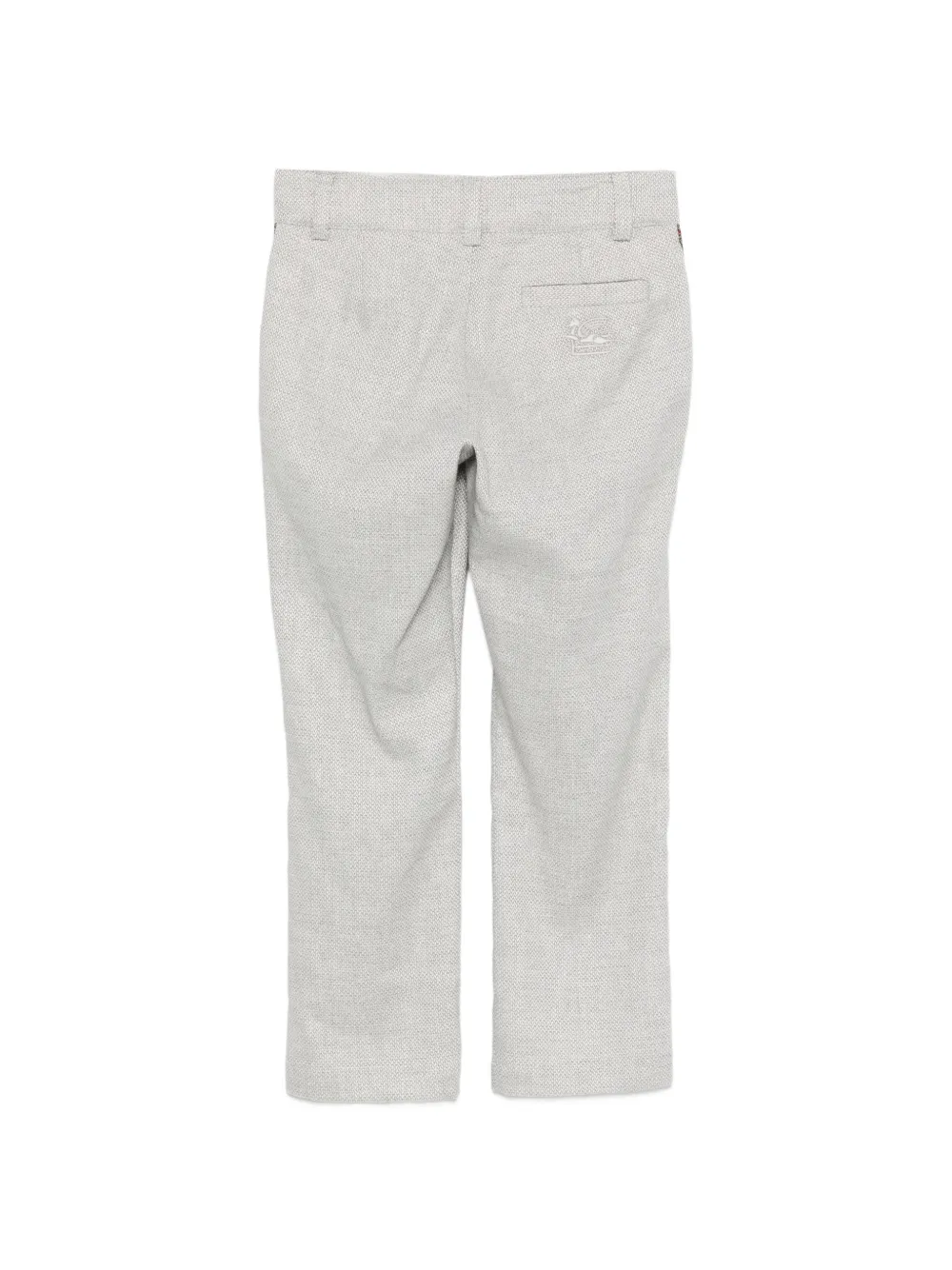  Etro Kids Paisley-print-pockets Trousers - Grey 