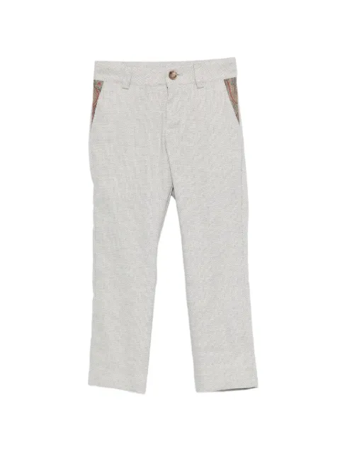 ETRO KIDS paisley-print-pockets trousers