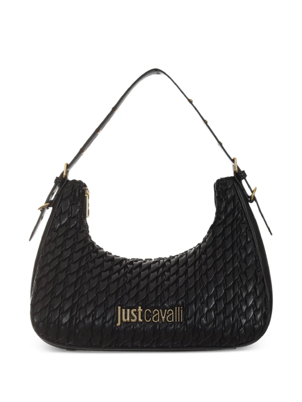 Just Cavalli logo-detail shoulder bag - Nero