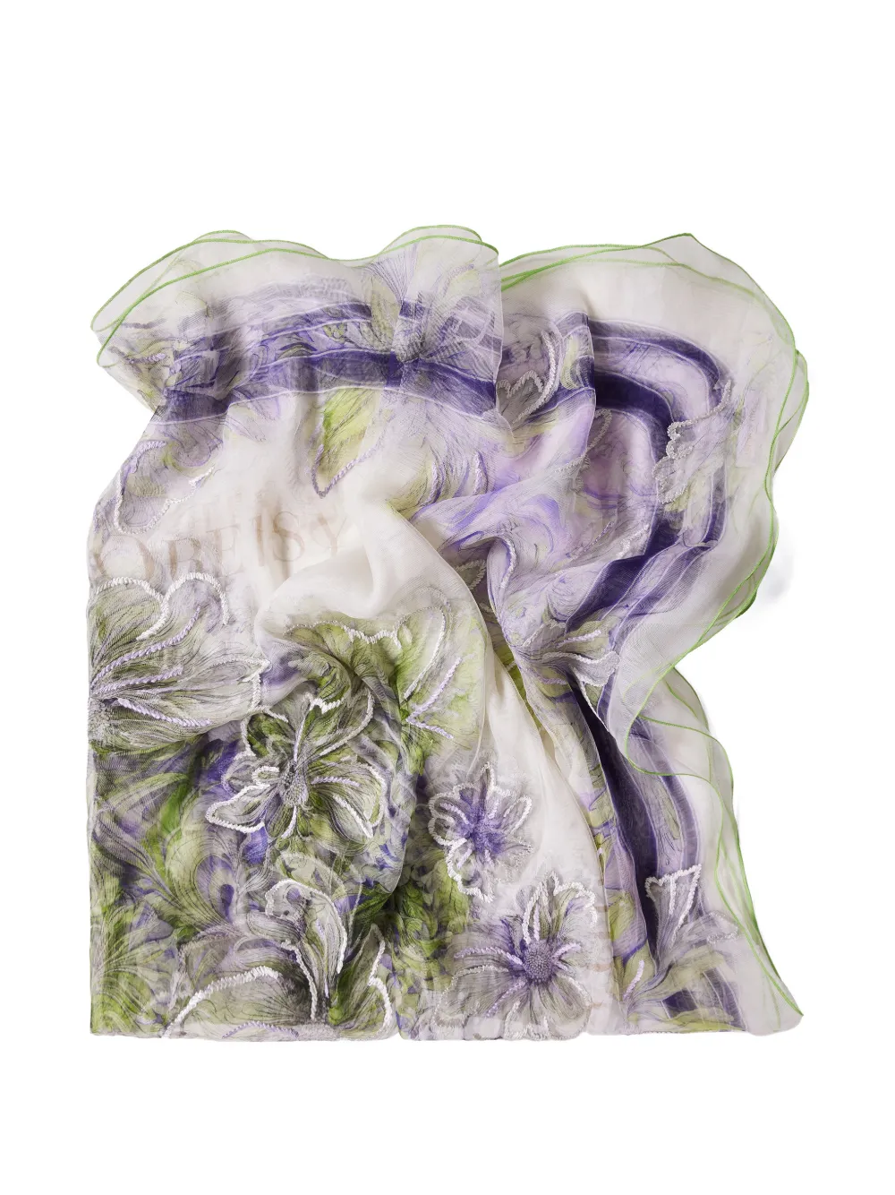 Saiid Kobeisy floral-print scarf - Viola