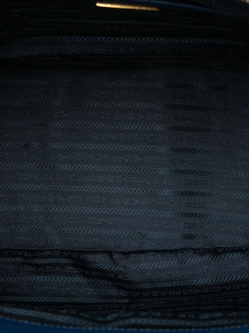 2010-2025 Large Saffiano Lux Galleria Double Zip Tote Bag