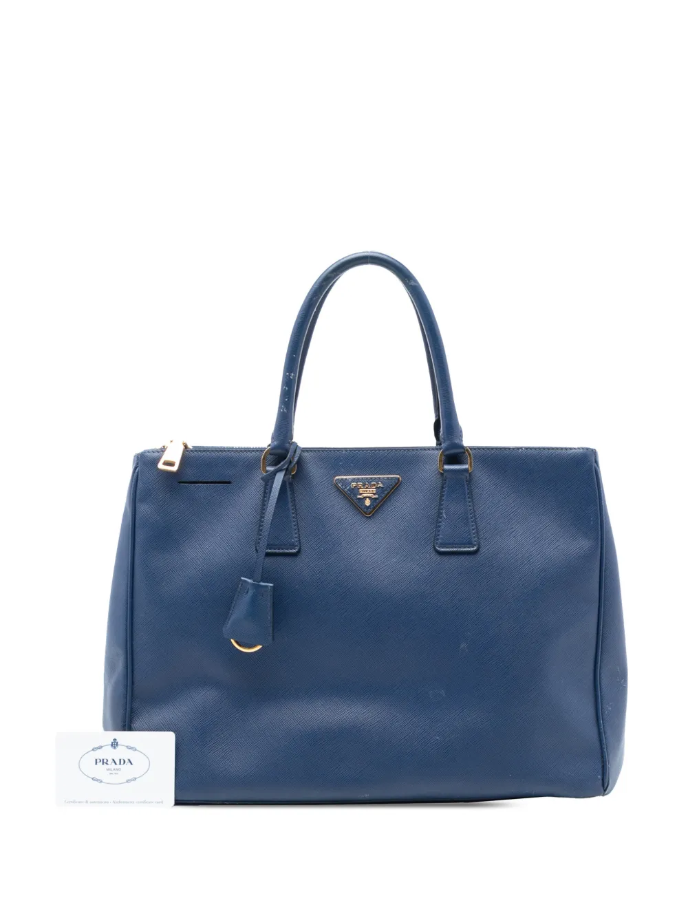 2010-2025 Large Saffiano Lux Galleria Double Zip Tote Bag