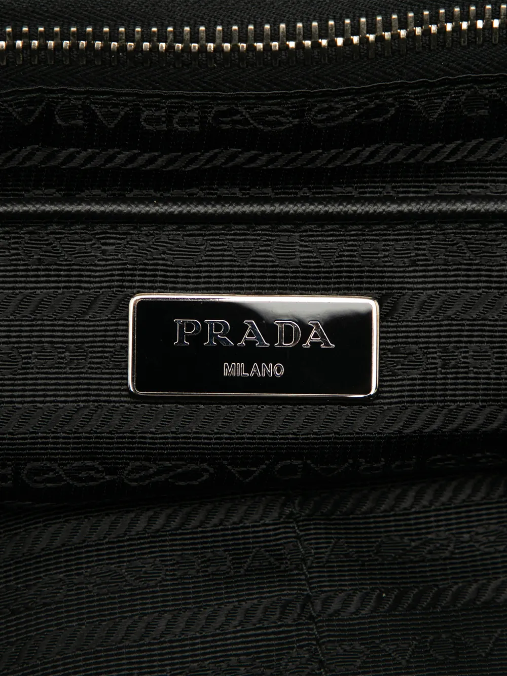 2013-2025 Saffiano Trimmed Tessuto Applique Tote Bag