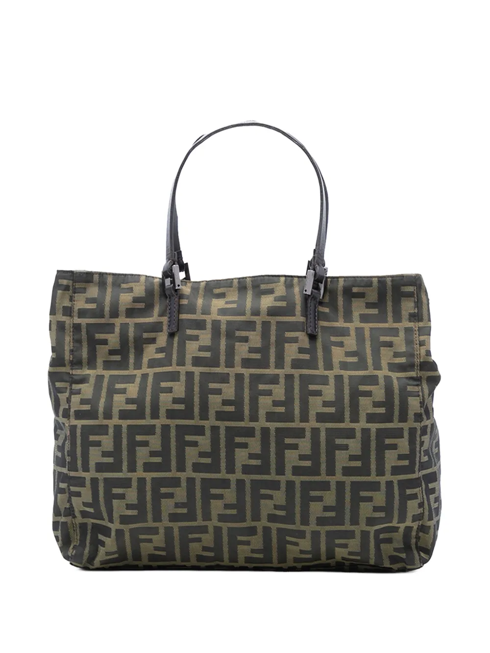 Fendi Pre-Owned 2000-2010 Zucca Canvas tote bag - Marrone
