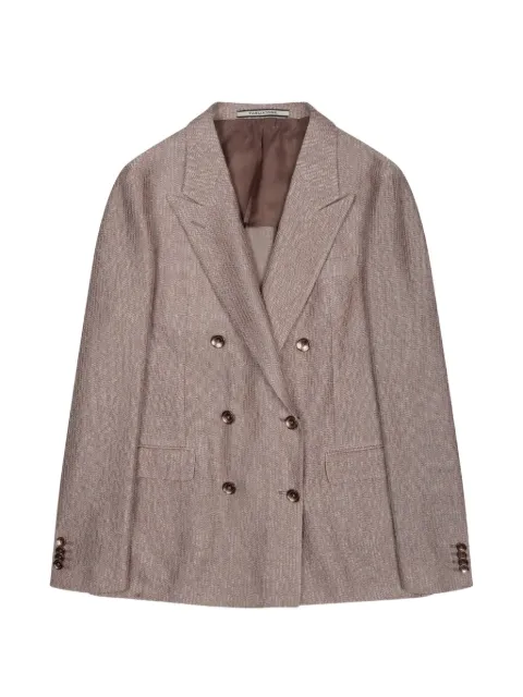 Tagliatore blazer texturizado con doble botonadura