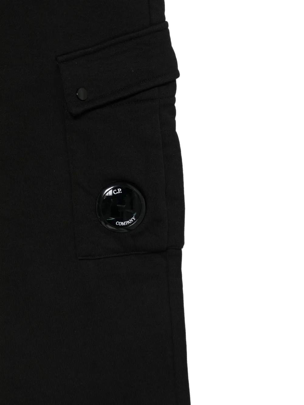 C.P. Company Kids Trainingsbroek met cargo zak en Lens-detail Zwart