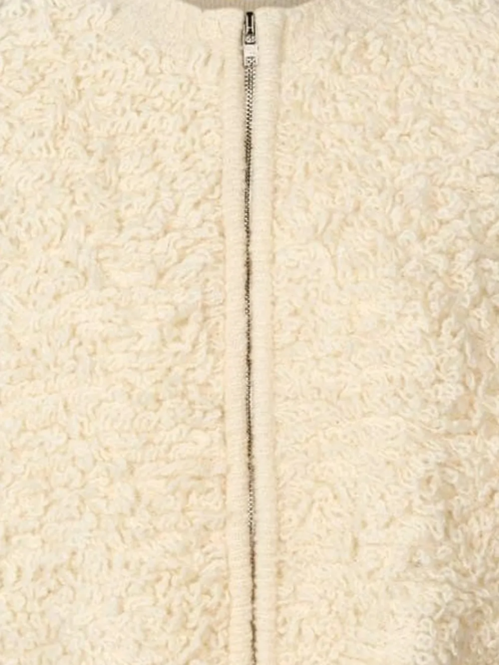  Rabens Saloner Alice Zip Cardigan - Neutrals 