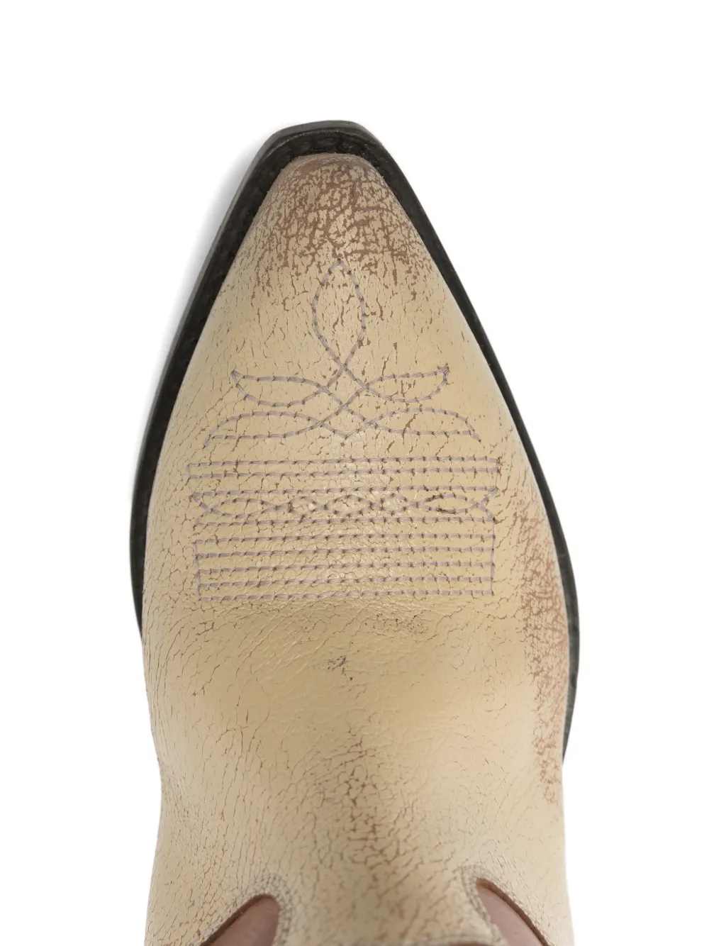 Golden Goose Wish Star laarzen in western-stijl met borduurwerk Bruin