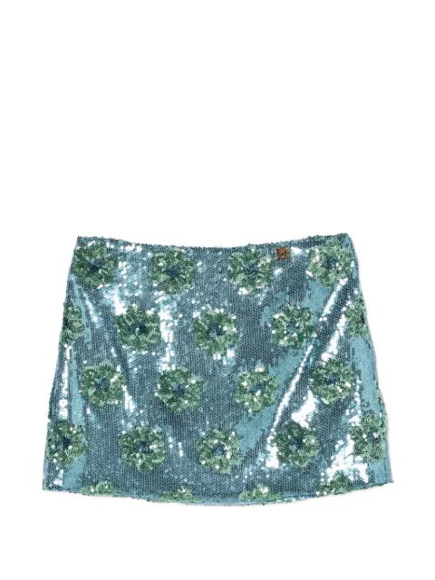 Pinko Kids floral sequined skirt