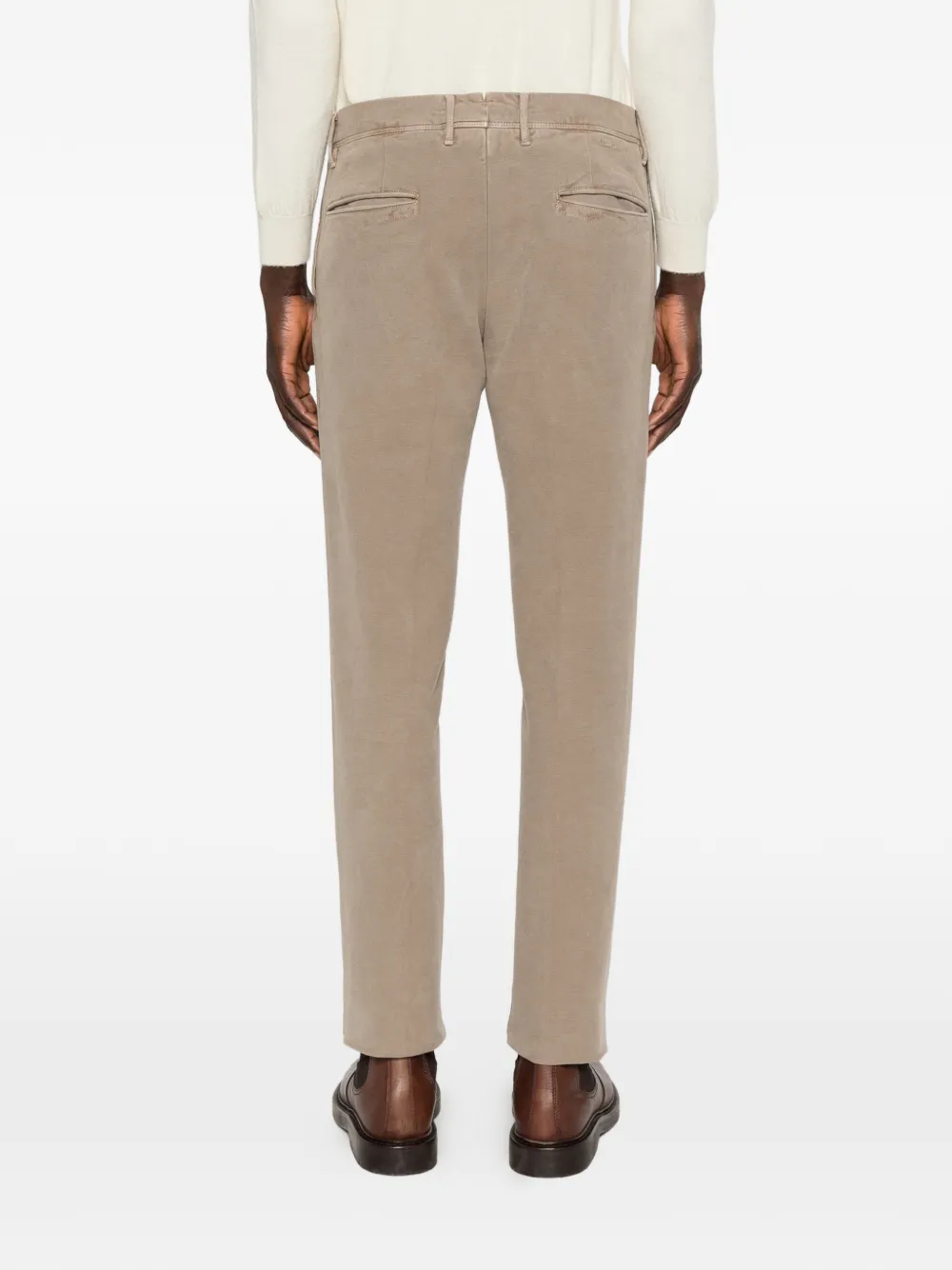 Incotex Straight broek met zijzak Beige
