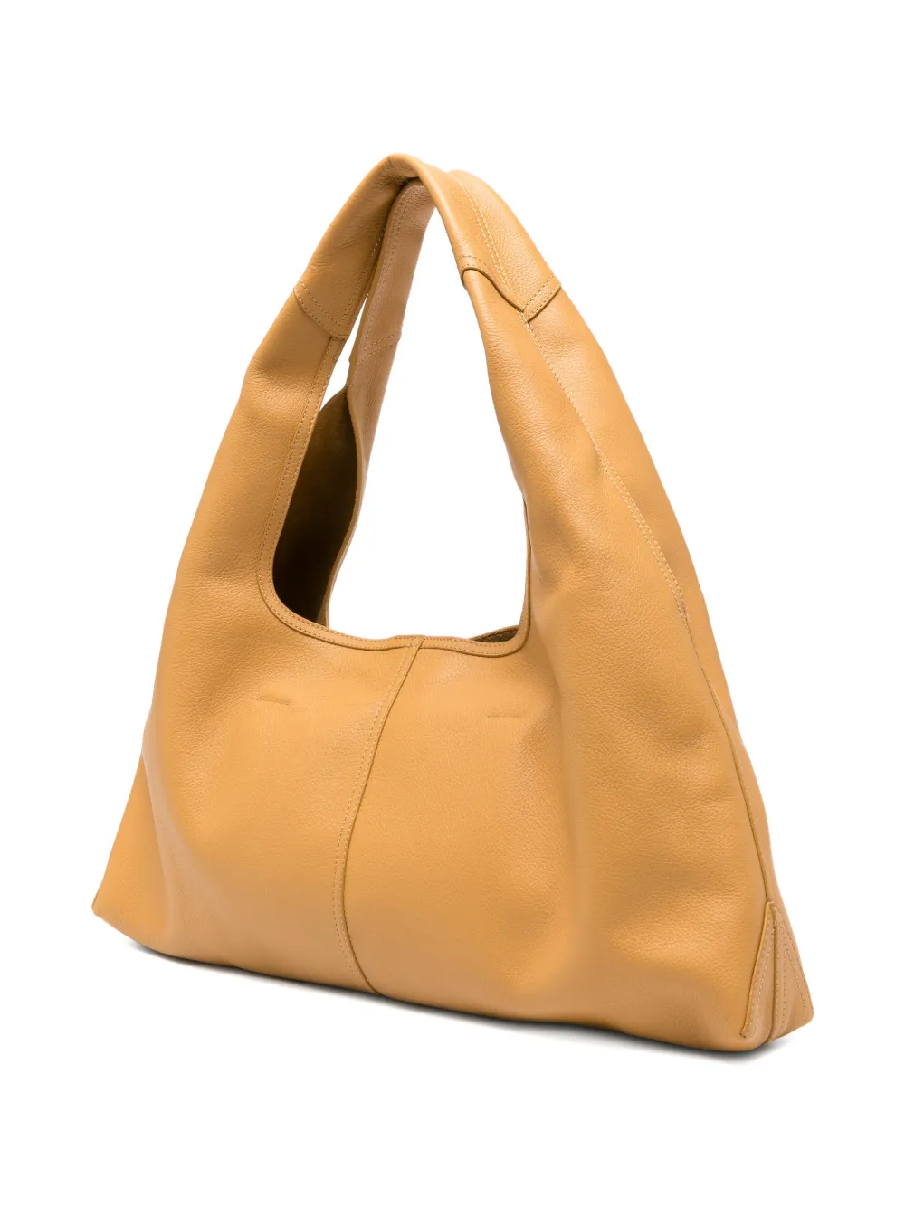AMI Paris Supple Leather Etienne Shoulder Bag in Brown, view 3