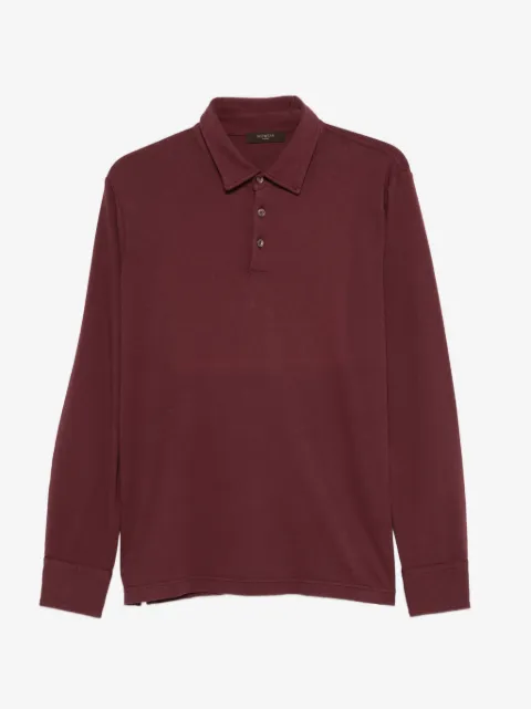 Zanone polo boutonné à poche poitrine