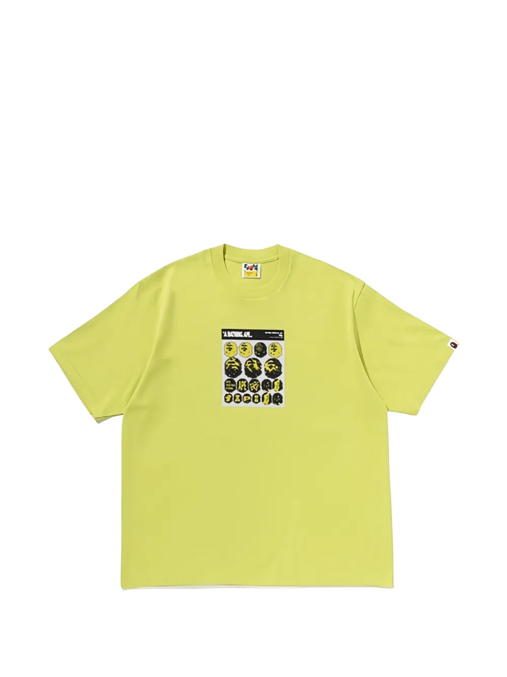 A BATHING APE® Bape Sticker T-shirt - Giallo