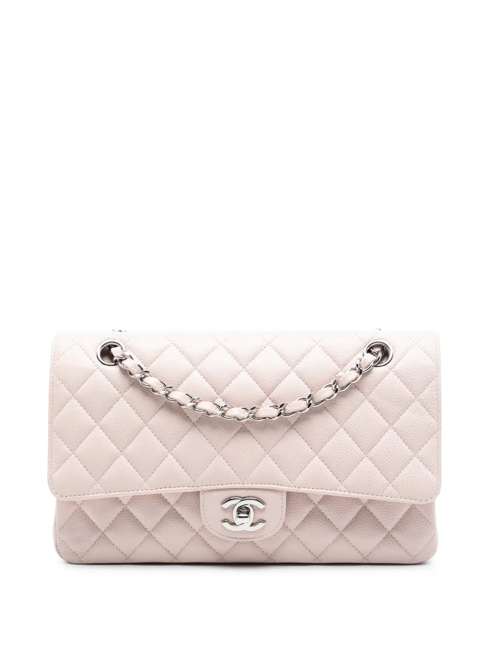 CHANEL Pre-Owned 2014 Medium Classic Caviar Double Flap shoulder bag - Rosa