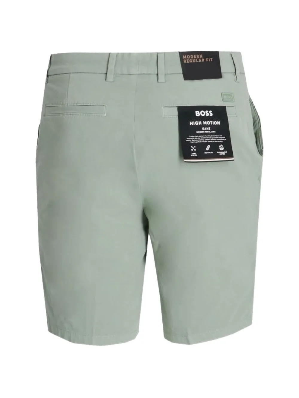 BOSS Kane belt-loops shorts Groen