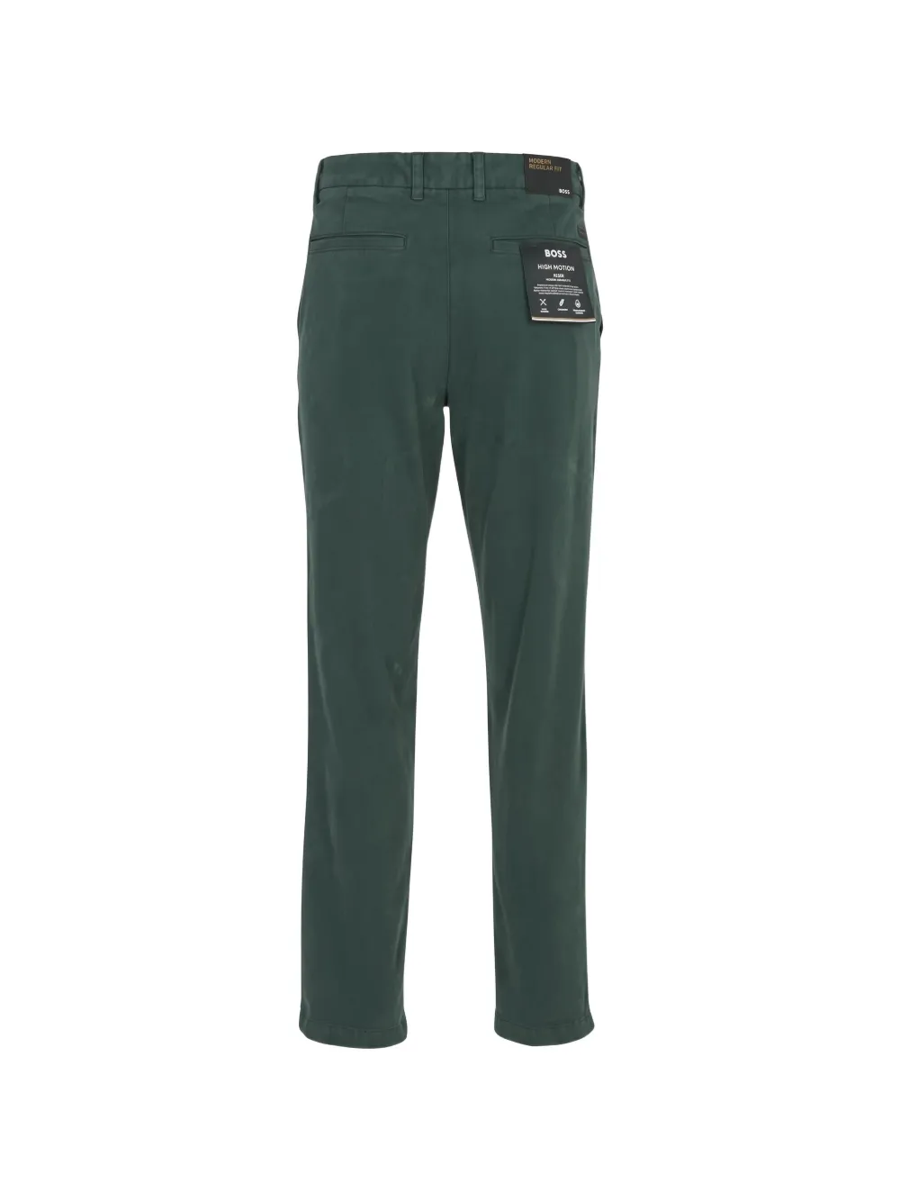 BOSS Straight broek Groen