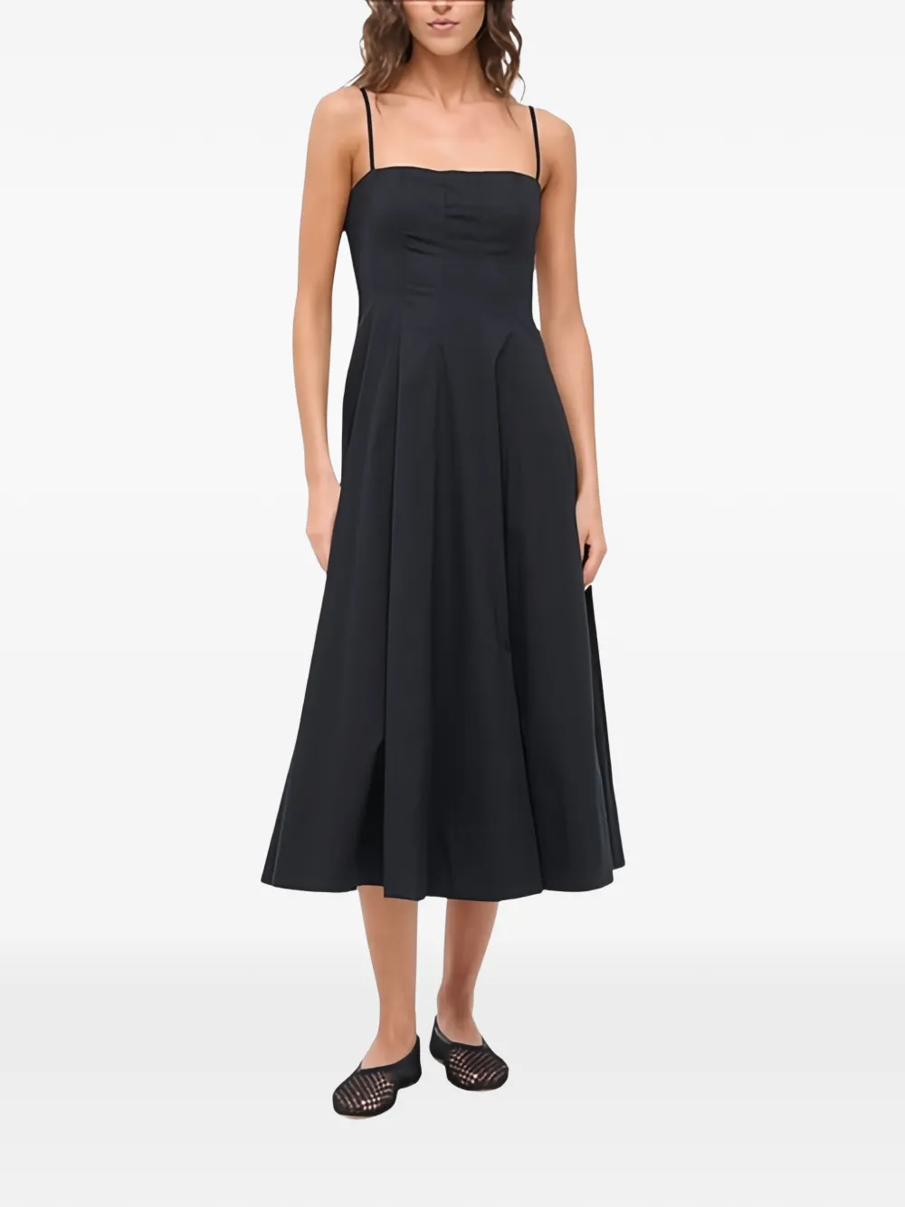 STAUD Wylie jurk Zwart