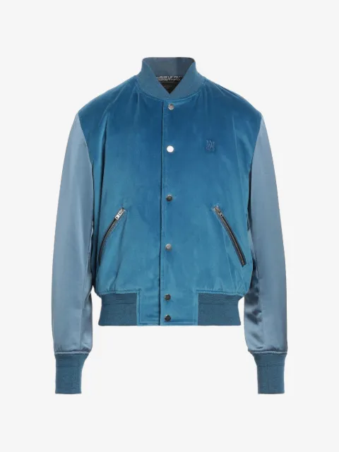 AMIRI chamarra bomber de terciopelo
