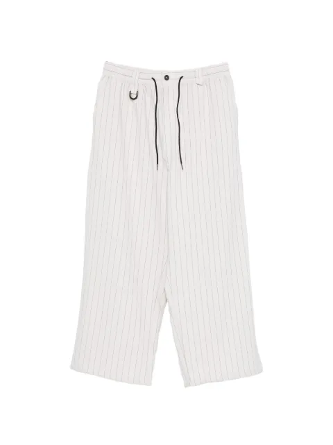 Y-3 striped drawstring trousers