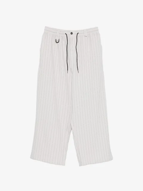 Y-3 Sport Uniform pinstripe-pattern wide-leg trousers
