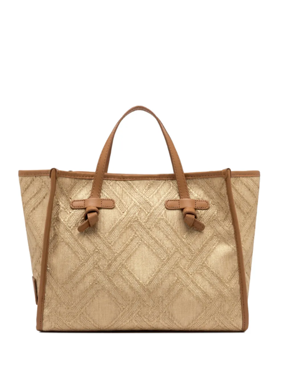 GIANNI CHIARINI Marcella 32 knot-detail tote bag - Toni neutri