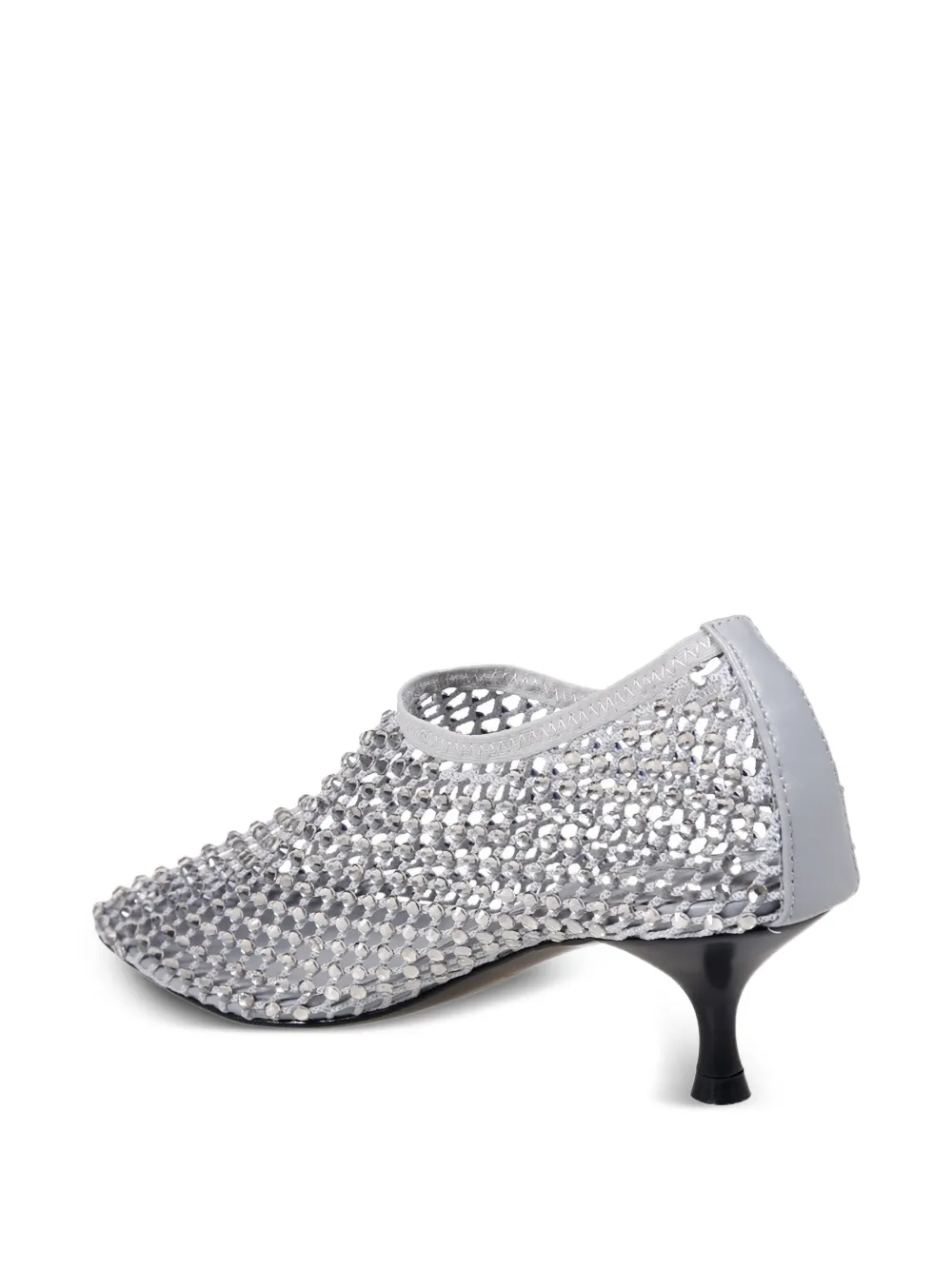 strategia shoes Connie verfraaide net pumps Wit